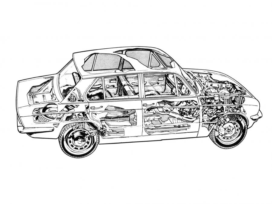 Схема Triumph Dolomite 1972 года  (фото 8 из 10)